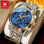 ساعت مچی مردانه نبضی اورجینال برند الوز olevs 6633 - تصویر 10