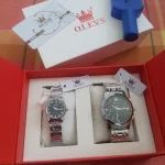 ست ساعت الوز Olevs اتوماتیک 6633 مردانه و 6602 زنانه - تصویر 8