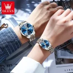 ست ساعت مچی زنانه و مردانه برند Olevs 9931 - تصویر 5