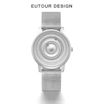 ساعت مچی عقربه ای مغناطیسی اورجینال برند eutour - تصویر 4