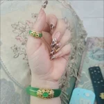 انگشتر زنانه یشم سبز - تصویر 10