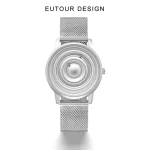 ساعت مچی عقربه ای مغناطیسی اورجینال برند eutour - تصویر 6