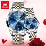 ست ساعت مچی زنانه و مردانه برند Olevs 9931 - تصویر 4